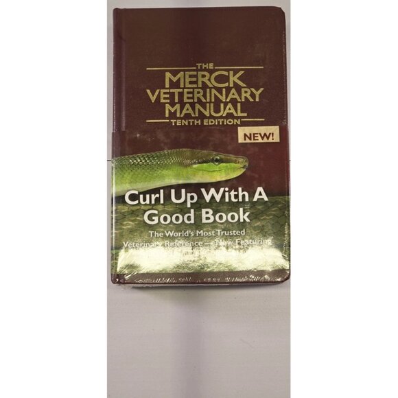 Unbranded Other - Merck‎ Veterinary Manual Tenth Edition Hardcover NEW!